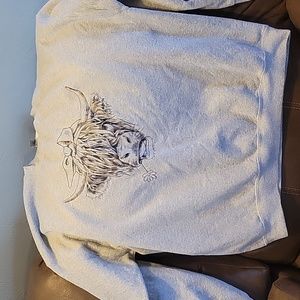 Highland cow sweatshirt.